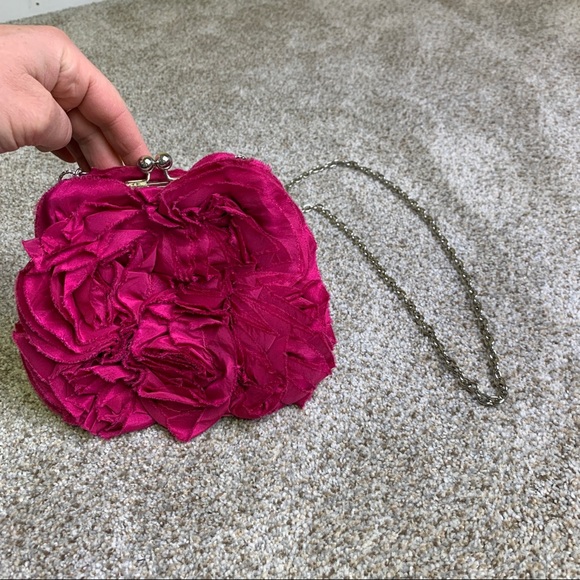 Pink Floral Crossbody Purse - Picture 3 of 9